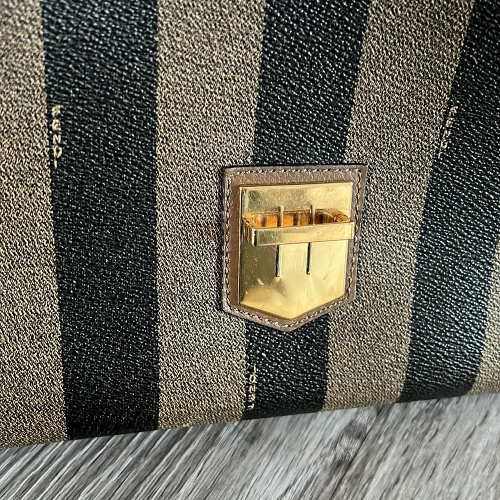 EUC - Fendi Pequin hand bag - Picture 12 of 15